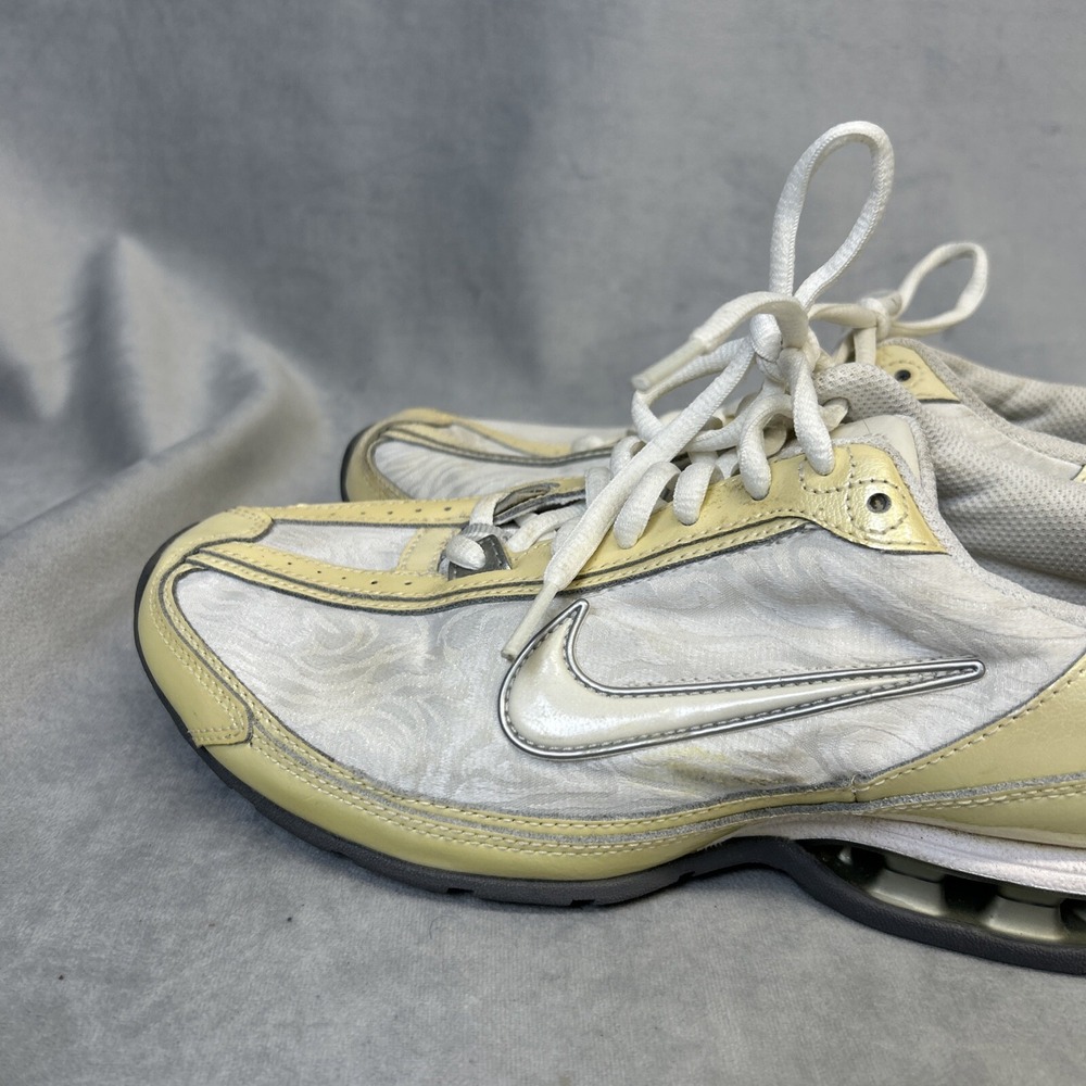 Nike Reax Revolution Running Shoes Womens Size 7.5 333767-111 White Gray Sneaker - Picture 6 of 16